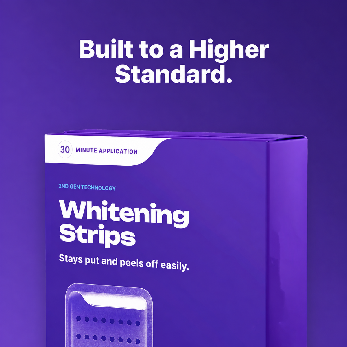 Purple Teeth Whitening Strips