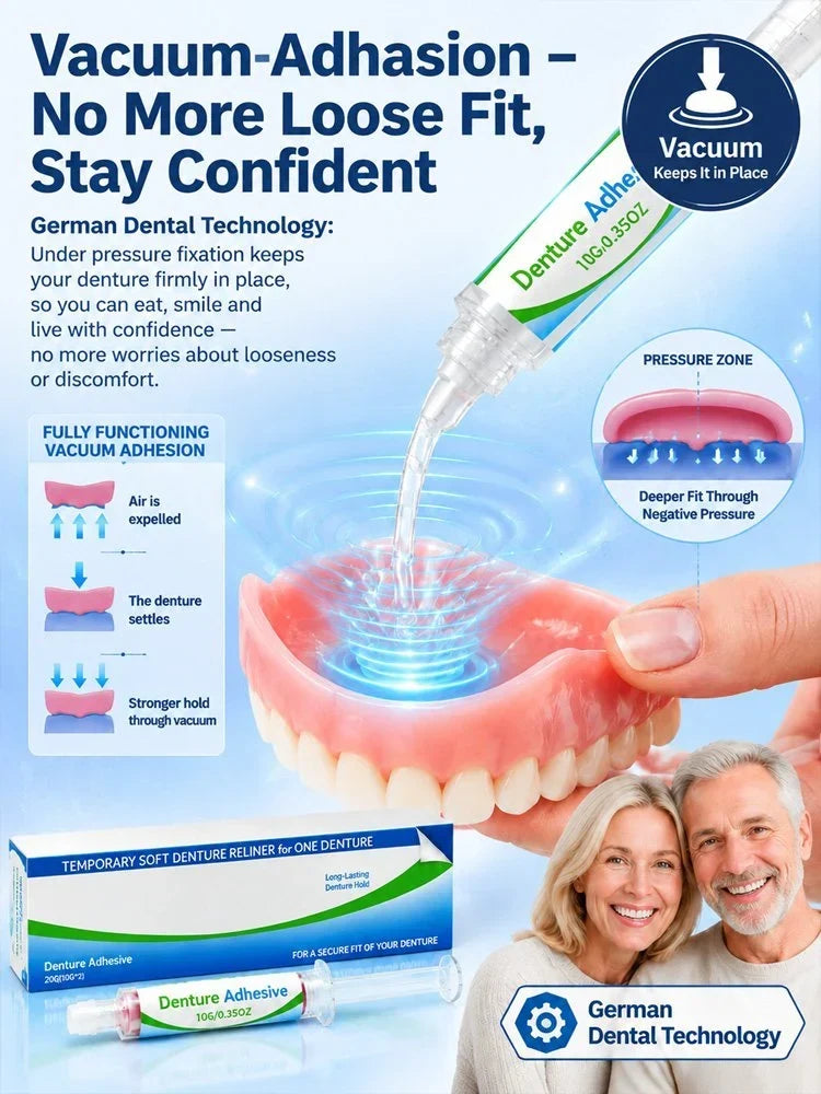 🎄🎁Christma day Clearance Sale - Buy 1 Get 1 Free 🔥Denture Adhesive Kit