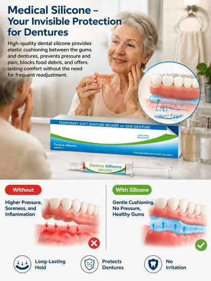 🎄🎁Christma day Clearance Sale - Buy 1 Get 1 Free 🔥Denture Adhesive Kit