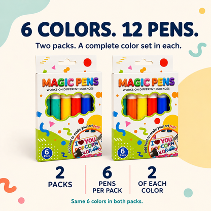 🎁🔮Magic Pen – Draw 3D with one stroke!🎄DIY Bubble Magic Drawing Pens