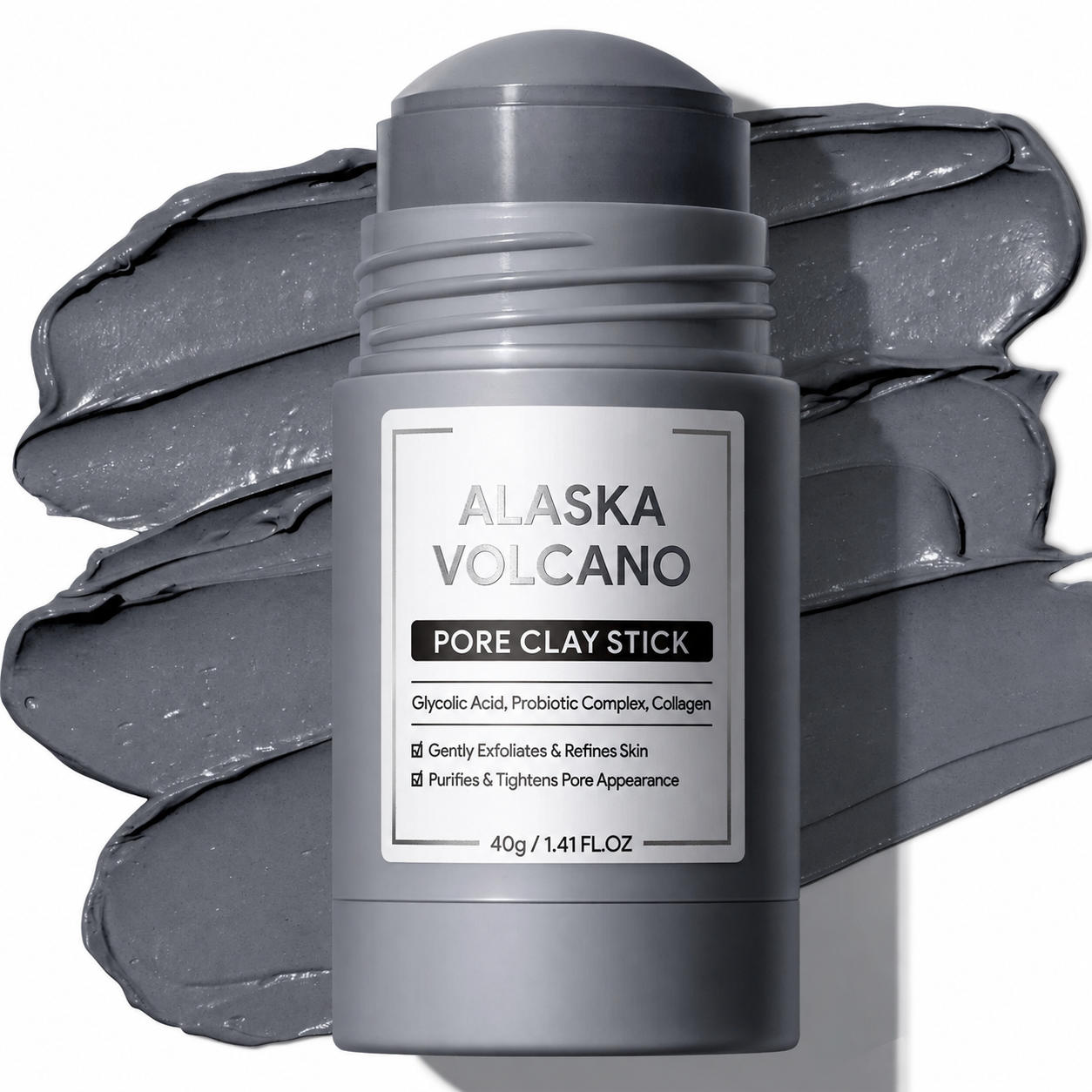Alaska Volcano Pore Clay Stick
