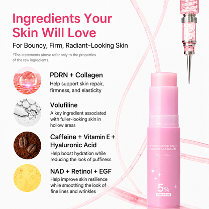 Last Day Buy 1 Get 1 Free Korean PDRN Pink Collagen Volume Multi Balm