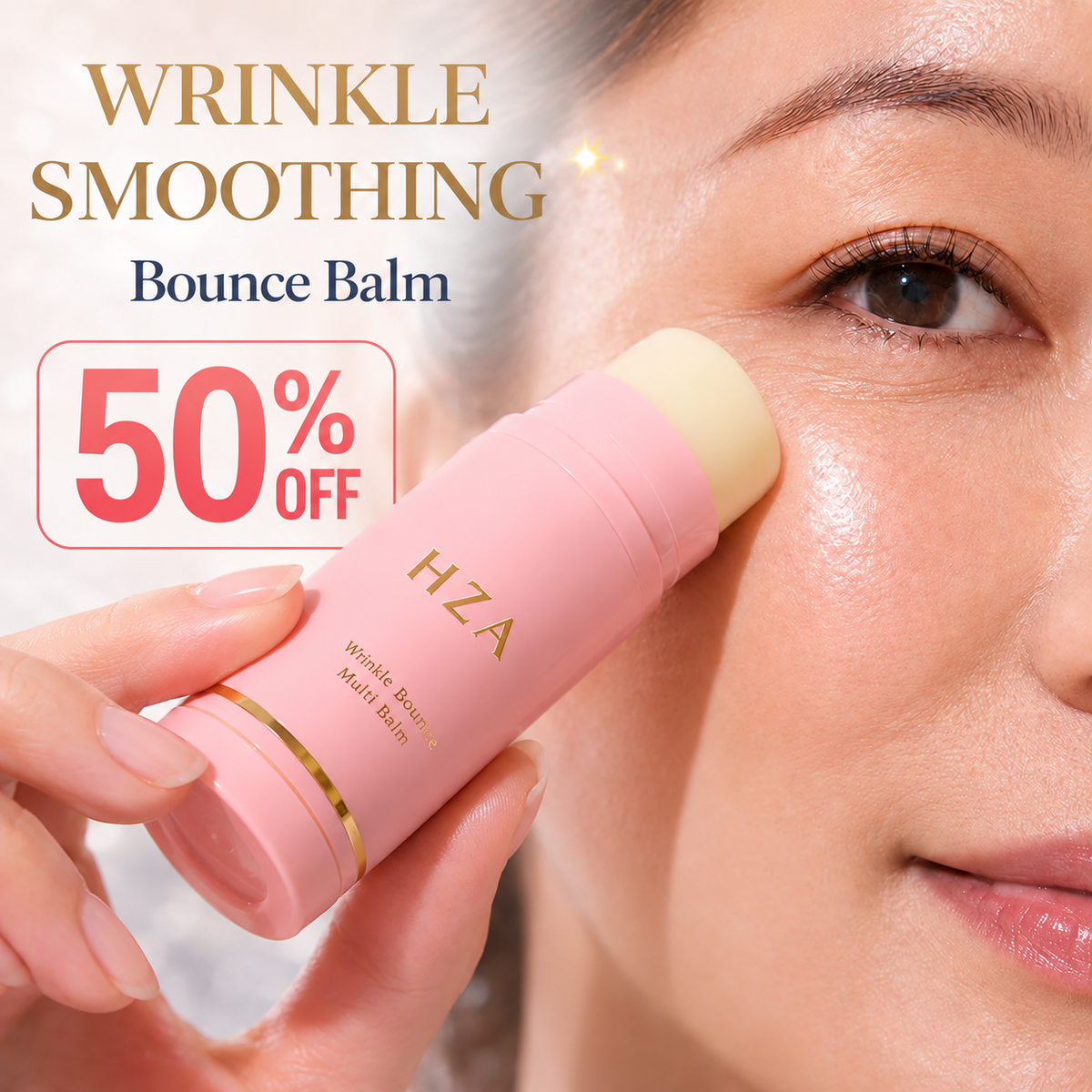 HAZ Wrinkle Bounce All-in-One Hydrating Multi-Balm for Face, Lips, Eyes and Neck