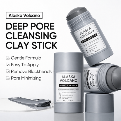 Alaska Volcano Pore Clay Stick