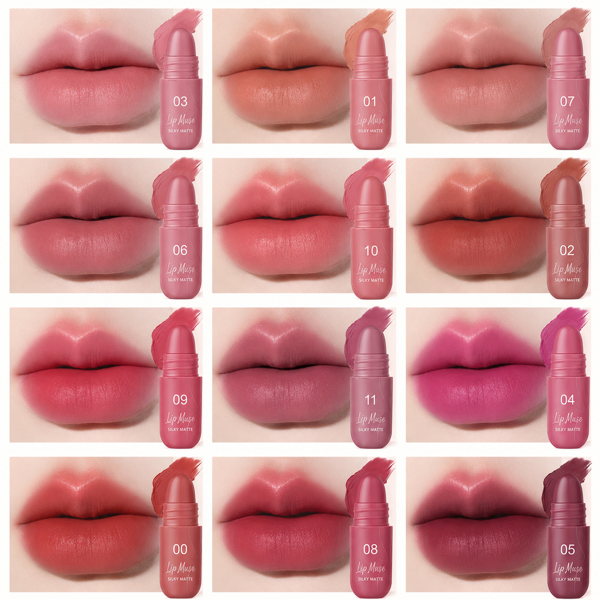 💄BUY 1 GET 1 FREE(24 pcs)! 12-color capsule set mini Longlasting Matte lipstick✨