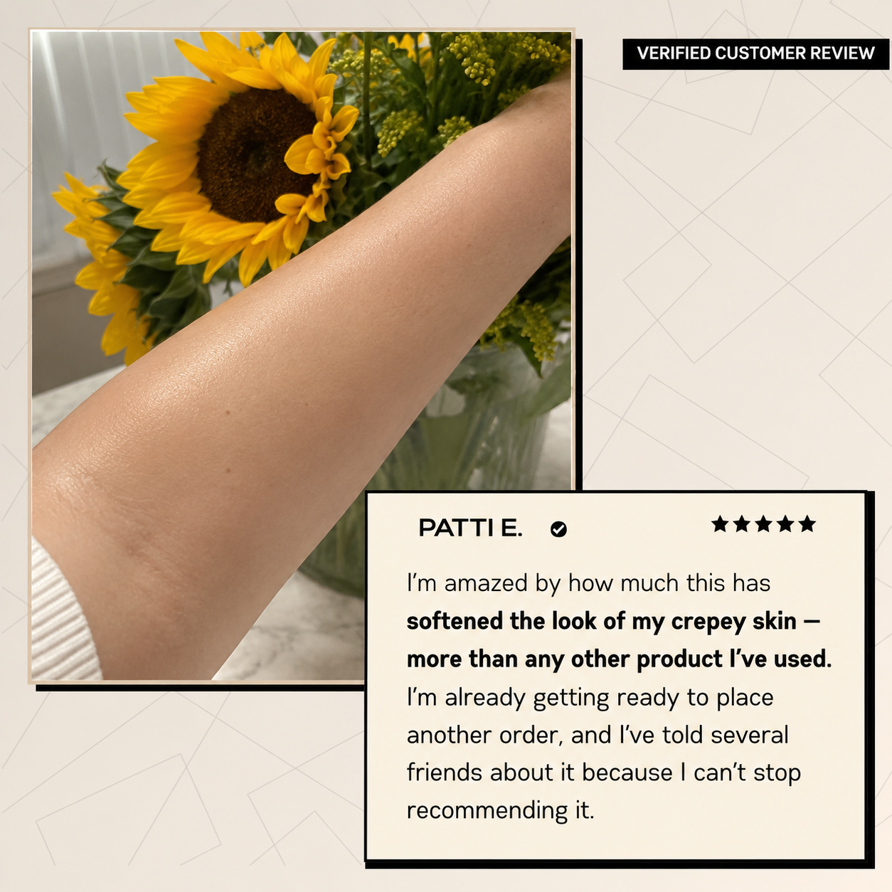 Skincare body serum sweet vanilla