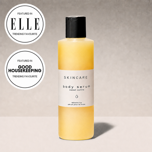 Skincare body serum sweet vanilla