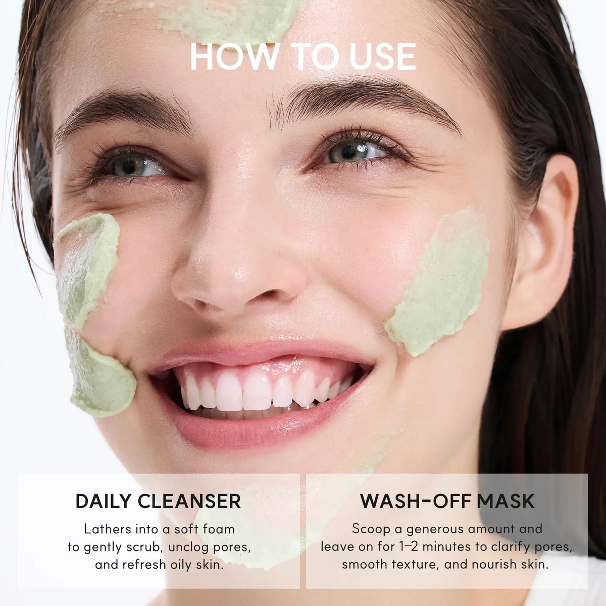 Fresh Green Rice Mochi Cleanser, 4.23oz -Gentle Foaming Facial Cleansing