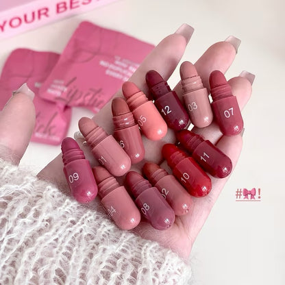💄BUY 1 GET 1 FREE(24 pcs)! 12-color capsule set mini Longlasting Matte lipstick✨