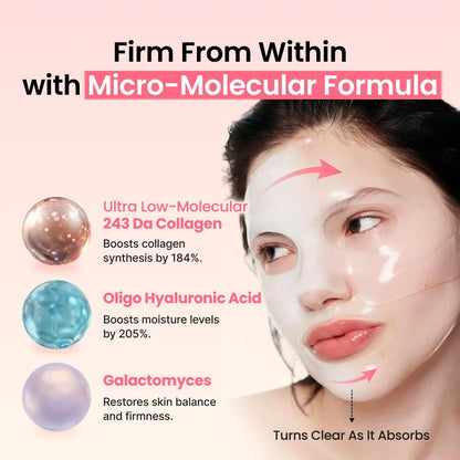 🔥3–4 hours of care - Collagen Real Deep Mask (4 Masks per Pack)