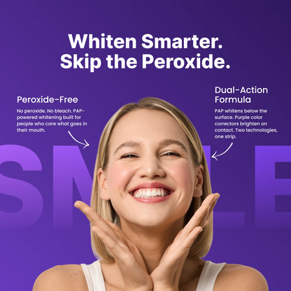 Purple Teeth Whitening Strips
