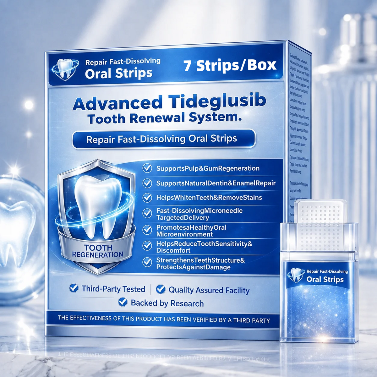 Tooth & Gum Repair Fast-Dissolving Oral Strips
